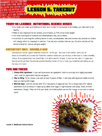 Nutrition Science Basics TakeOuts