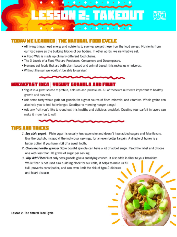 The Nature of Food Cycle TakeOut