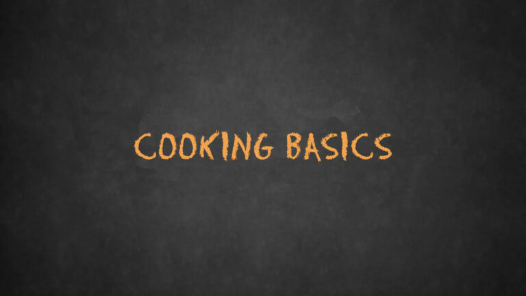 cooking basics